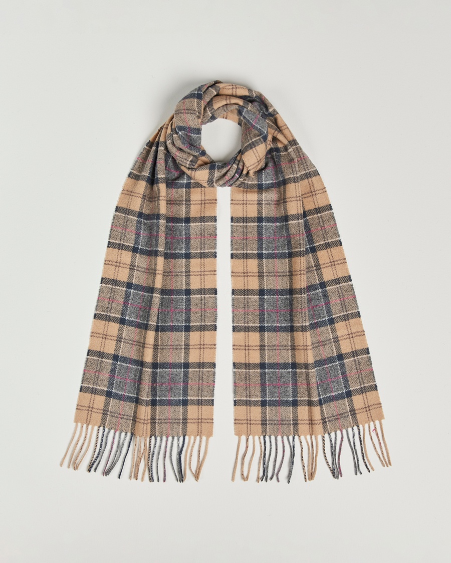 Barbour Lifestyle Tartan Lambswool Scarf Dress – Blå