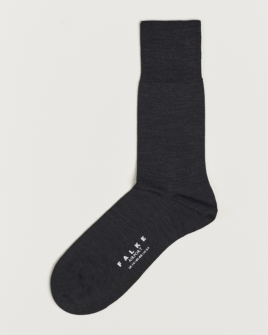 Herr | Falke | Falke | Airport Socks Anthracite Melange