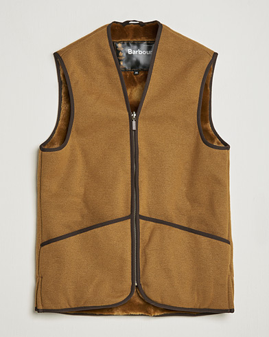 Herr | The Classics of Tomorrow | Barbour Lifestyle | Warm Pile Waistcoat Zip-In Liner Brown