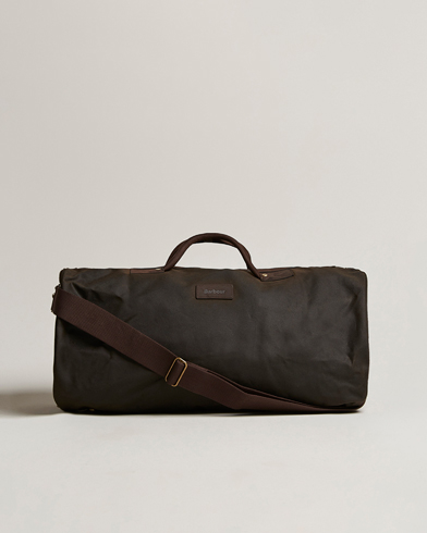 Herr | The Classics of Tomorrow | Barbour Lifestyle | Wax Holdall Olive
