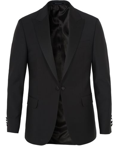 Herr | Oscar Jacobson | Oscar Jacobson | Frampton Tuxedo Jacket Black