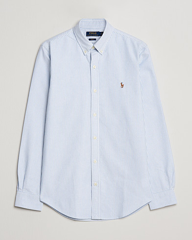 Herr | Preppy Authentic | Polo Ralph Lauren | Slim Fit Shirt Oxford Stripes Blue