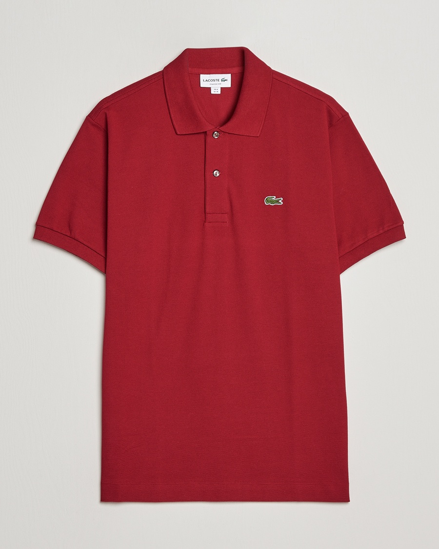 Lacoste Original Polo Piké Bordeaux – Röd