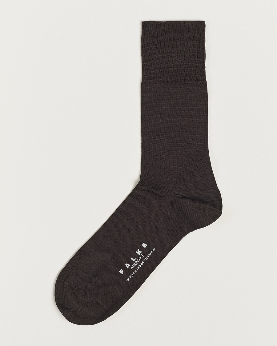 Herr | Strumpor | Falke | Airport Socks Brown