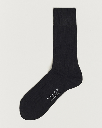 Herr | Strumpor Merinoull | Falke | Lhasa Cashmere Socks Black