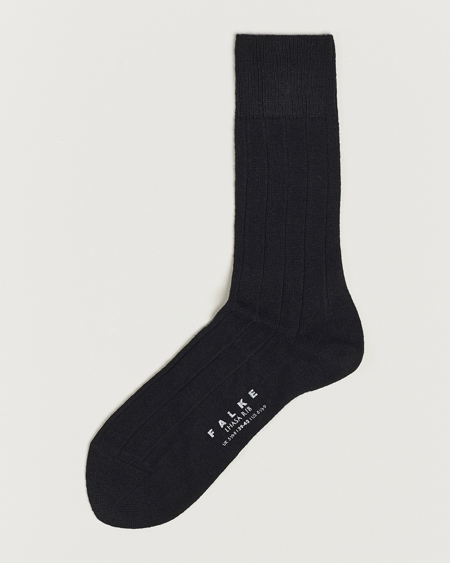 Falke Lhasa Cashmere Socks Black – Svart