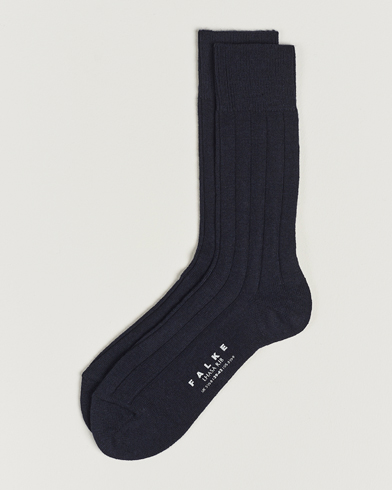 Herr | Strumpor | Falke | Lhasa Cashmere Socks Dark Navy