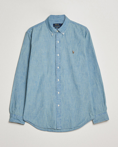 Herr | Jeansskjortor | Polo Ralph Lauren | Custom Fit Shirt Chambray Washed