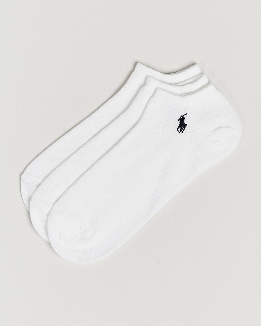 Polo Ralph Lauren 3-Pack Ghost Sock White – Vit
