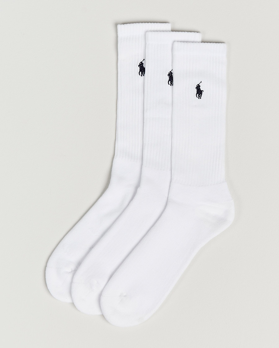  3-Pack Crew Sock White