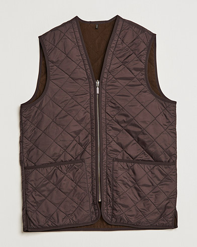 Tillbehör jackor |  Quilt Waistcoat/Zip-In Liner Brown