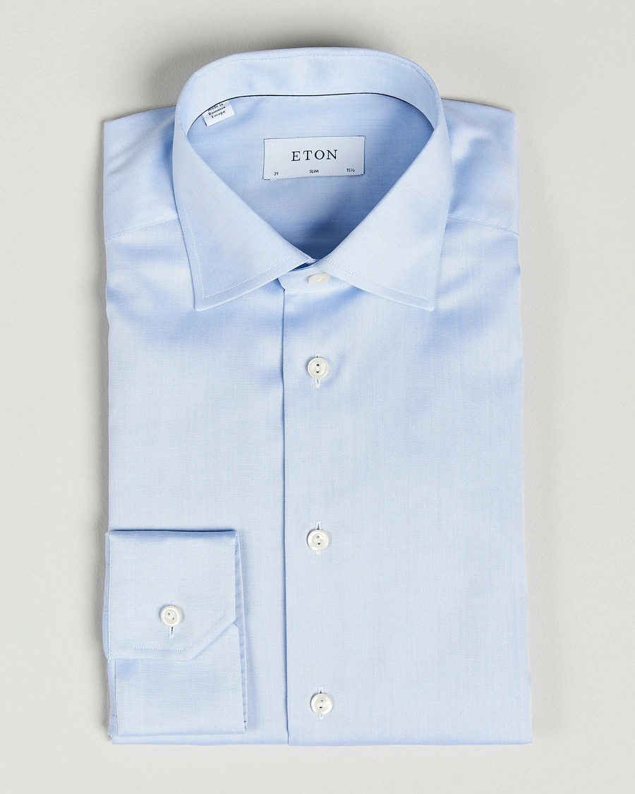 Herr | | Eton | Slim Fit Shirt Blue