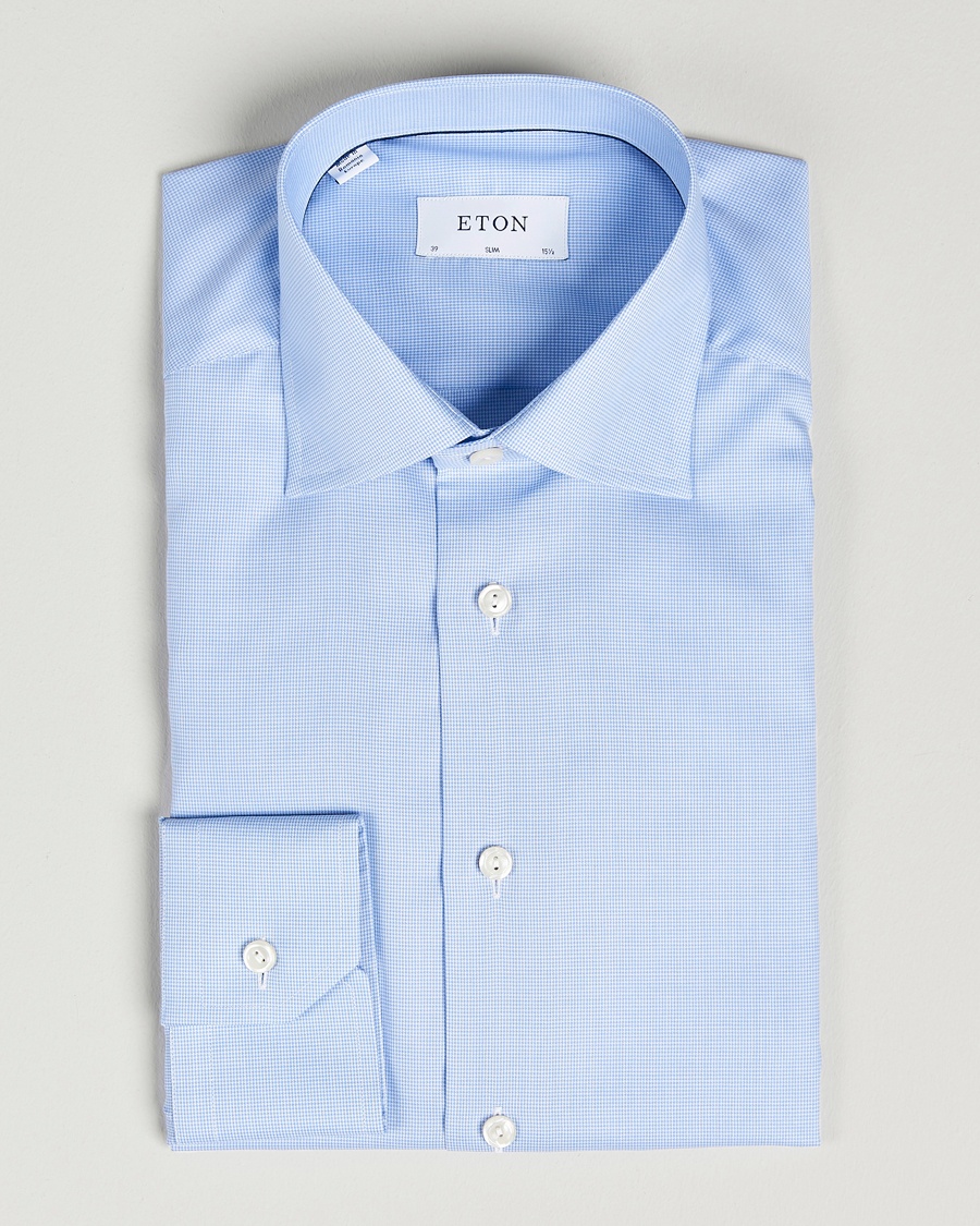  Slim Fit Shirt Pepita Blue