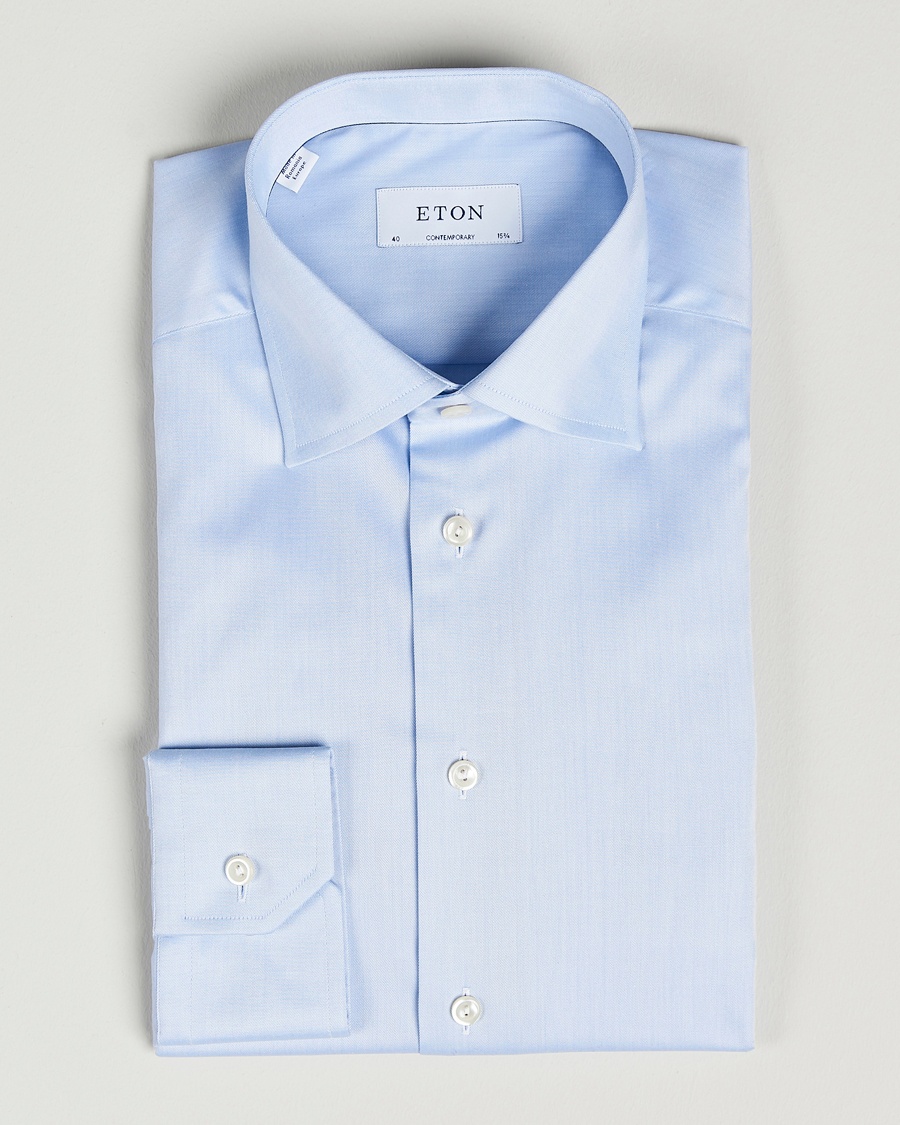 Eton Contemporary Fit Shirt Blue – Blå