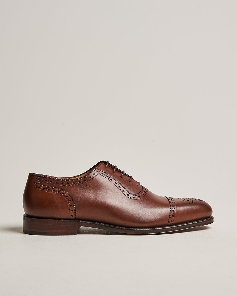Herr | | Loake 1880 | Strand Brogue Mahogany Burnished Calf