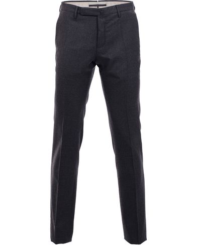Herr |  | Incotex | Super 100's Flanell Trousers Dark Grey