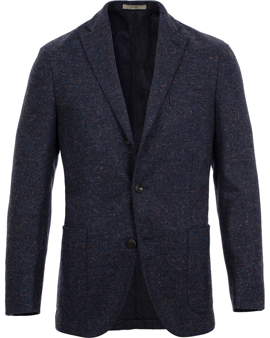 Herr | | Boglioli | Dover Patch Pocket Wool Blazer Blue