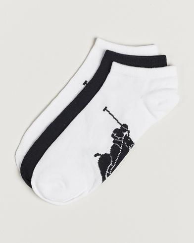Ankelstrumpor |  3-Pack Sneaker Socks White/Black/White