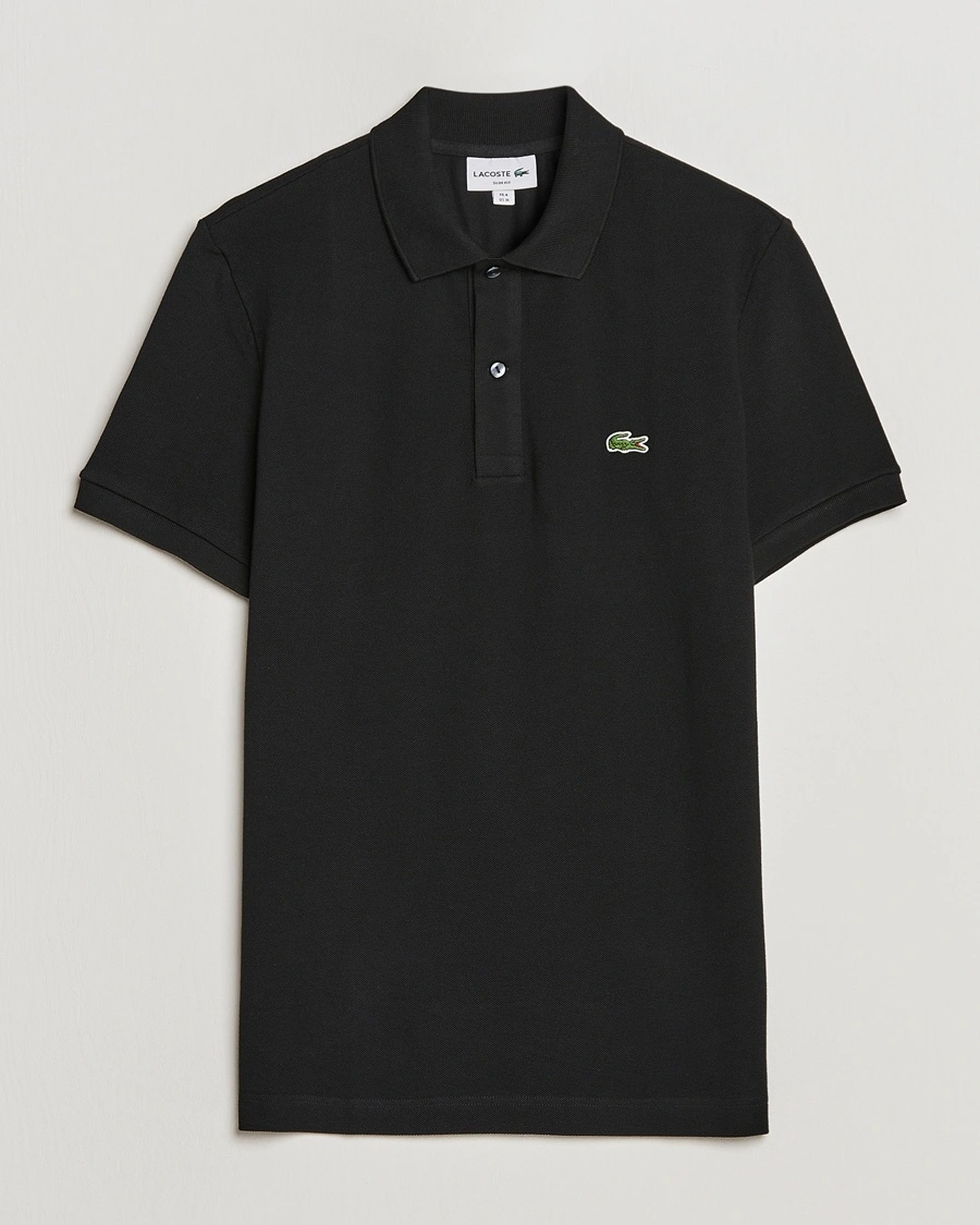 Herr | | Lacoste | Slim Fit Polo Piké Black