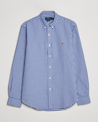 Herr | Oxfordskjortor | Polo Ralph Lauren | Slim Fit Shirt Oxford Blue/White Gingham