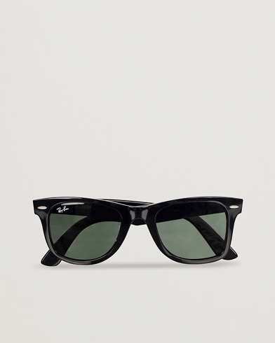 Herr |  | Ray-Ban | Original Wayfarer Sunglasses Black/Crystal Green