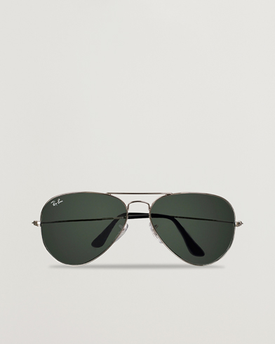 Herr | Solglasögon | Ray-Ban | 0RB3025 Aviator Large Metal Sunglasses Silver/Grey Mirror
