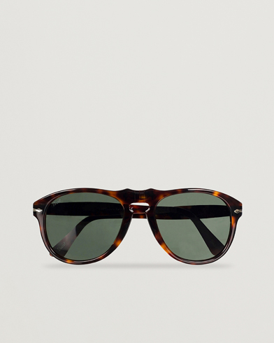 Herr | D-formade solglasögon | Persol | 0PO0649 Sunglasses Havana/Crystal Green