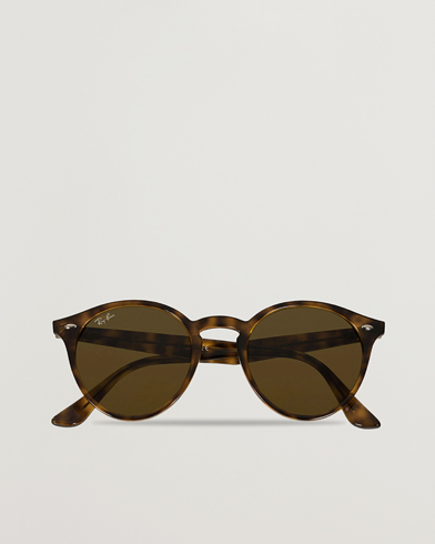 Herr | Runda solglasögon | Ray-Ban | RB2180 Acetat Sunglasses Dark Havana/Dark Brown