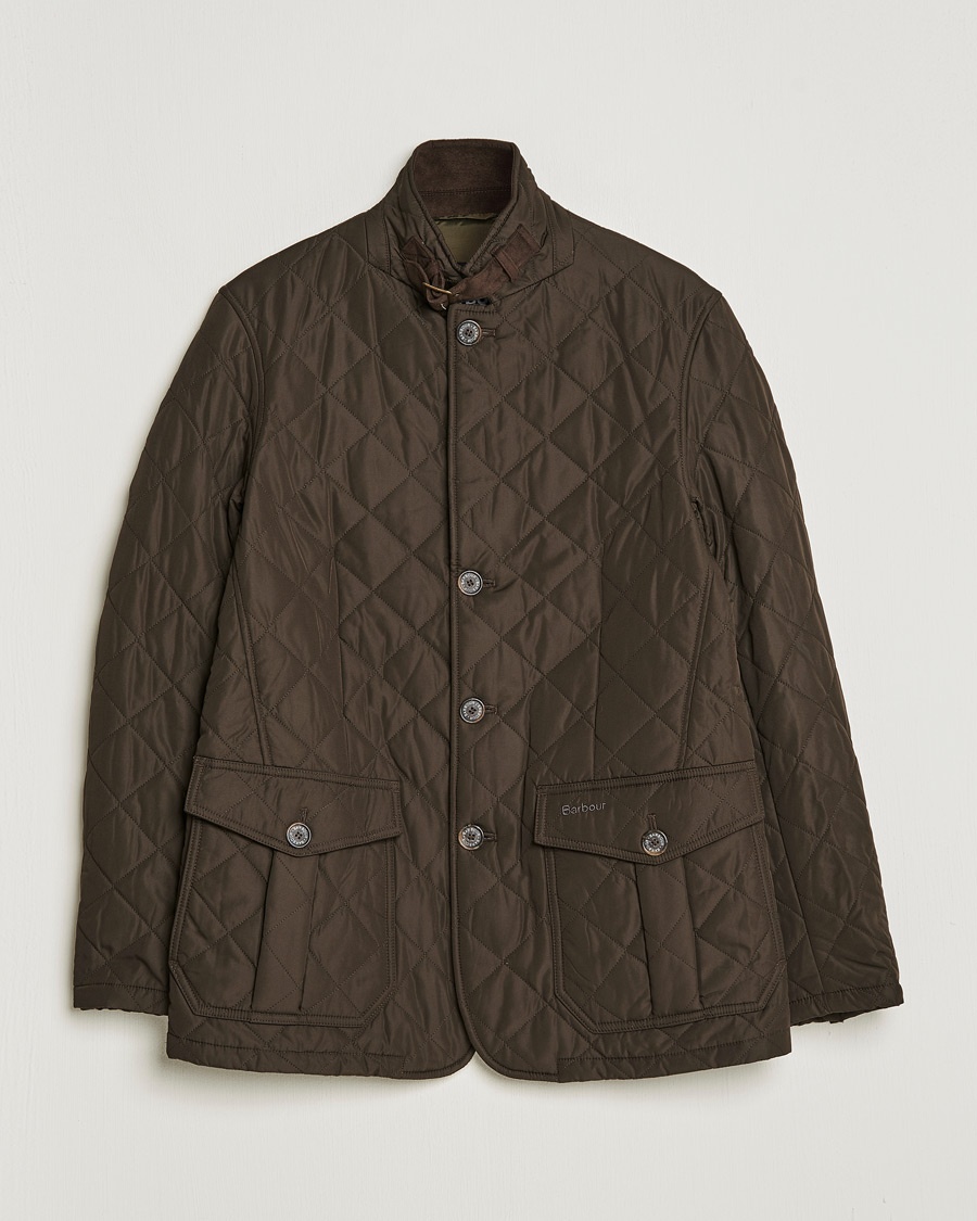 Barbour Lifestyle Quilted Lutz Jacket Olive – Grön
