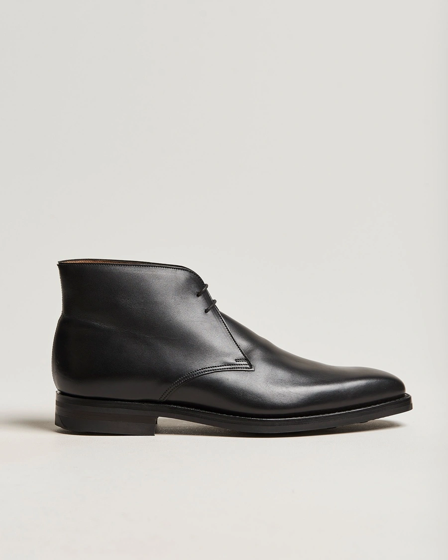 Herr | Crockett & Jones | Crockett & Jones | Tetbury Chukka Black Calf