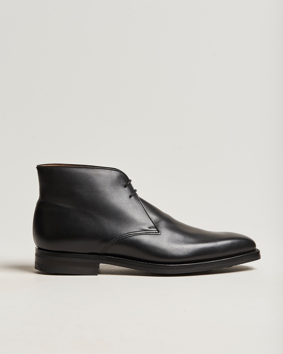 Crockett & Jones Tetbury Chukka Black Calf – Svart