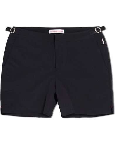 Badbyxa |  Bulldog Medium Length Swim Shorts Black