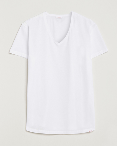 Herr | Vita t-shirts | Orlebar Brown | OB V-Neck Tee White