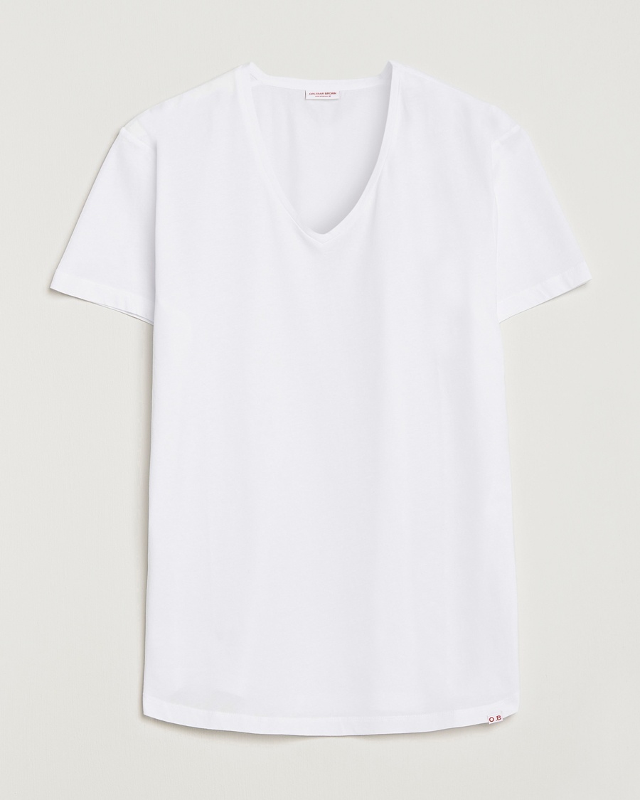 Orlebar Brown OB V-Neck Tee White