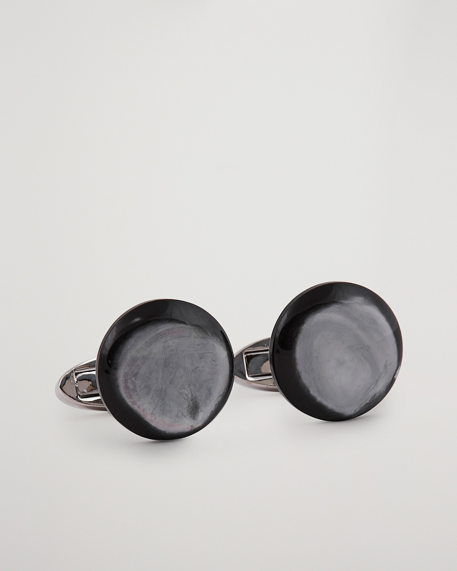  Mother of Pearl Cufflink Grey