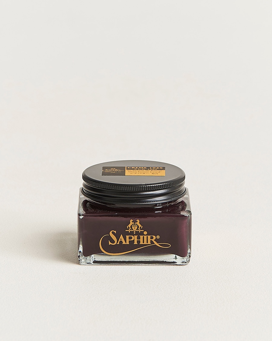 Saphir Medaille d'Or Creme Pommadier 1925 75 ml Burgundy – Röd