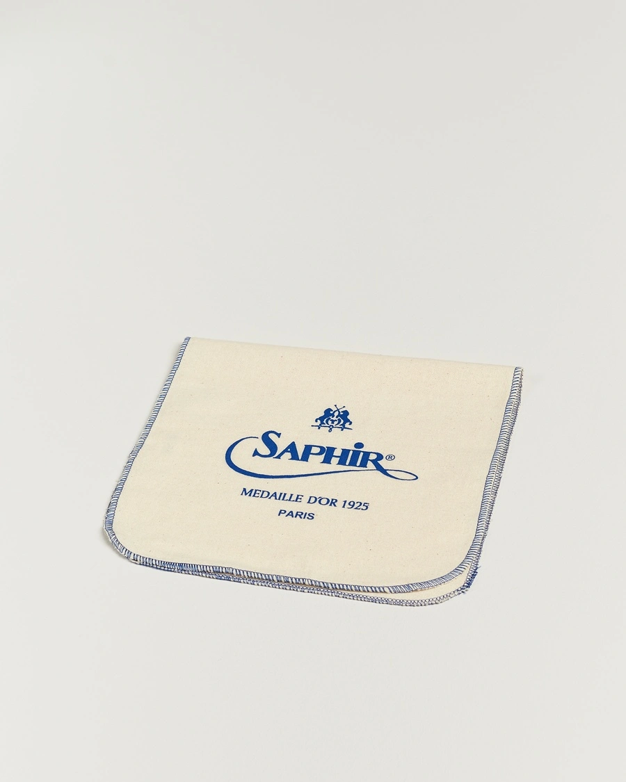 Saphir Medaille d'Or Cleaning Towel 30x50 cm White – Beige