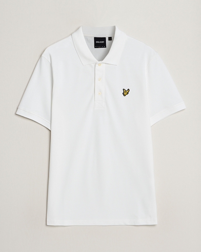 Herr | Gamla produktbilder | Lyle & Scott | Plain Pique Polo Shirt White