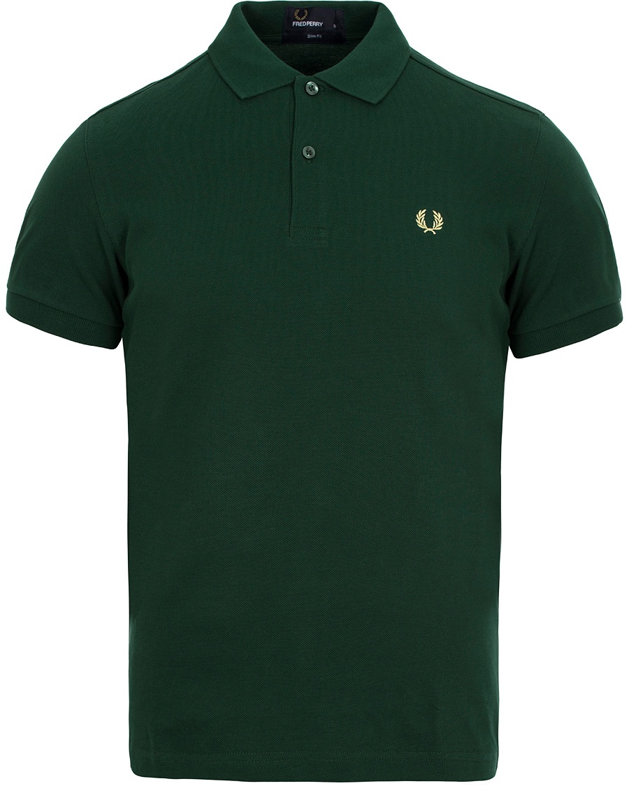  Slim Fit Plain Polo Ivy Green