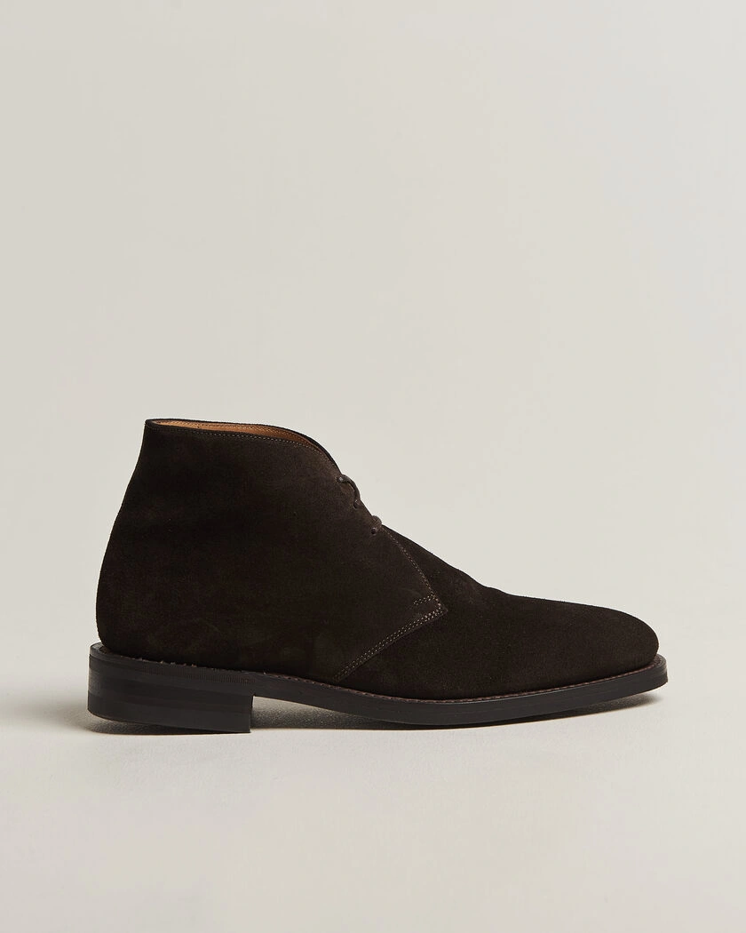 Loake 1880 Pimlico Chukka Boot Dark Brown Suede – Brun