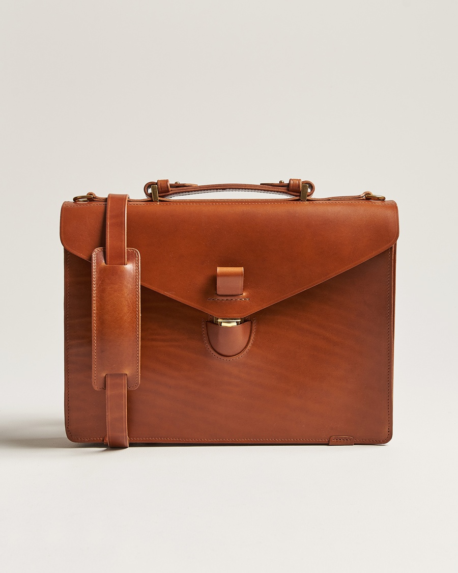Herr | Tärnsjö Garveri | Tärnsjö Garveri | TG1873 Briefcase Cognac