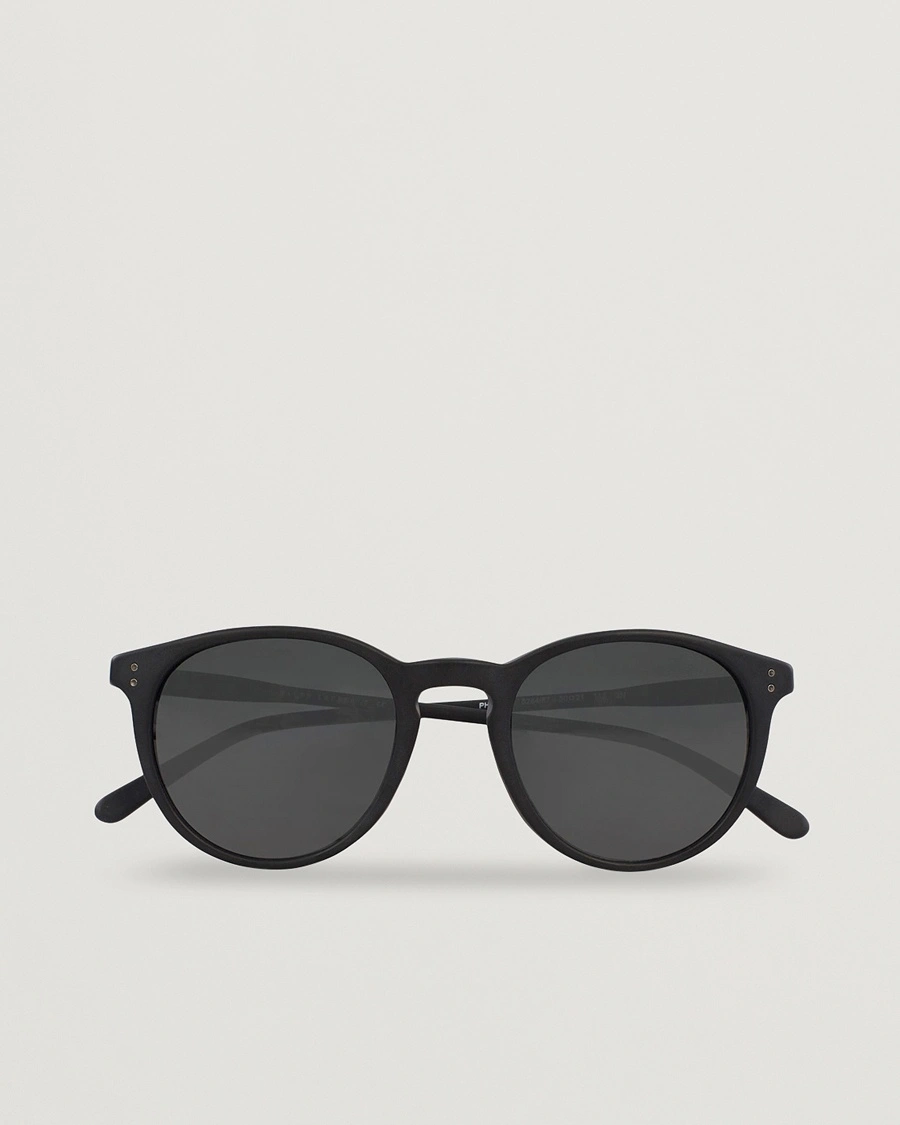 Polo Ralph Lauren 0PH4110 Round Sunglasses Matte Black – Svart