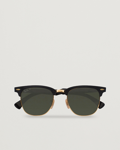 Herr |  | Ray-Ban | 0RB3507 Clubmaster Sunglasses Black Arista/Polar Green