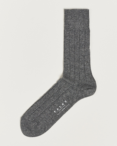 Herr | Strumpor | Falke | Lhasa Cashmere Socks Light Grey