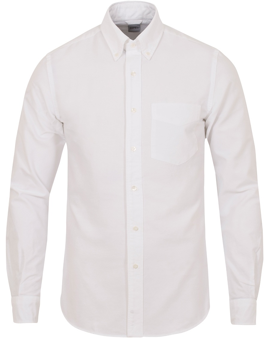  Button Down Oxford Shirt White