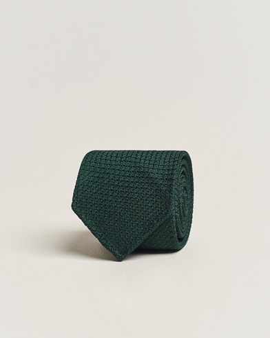 Slips |  Silk Grenadine Handrolled 8 cm Tie Green