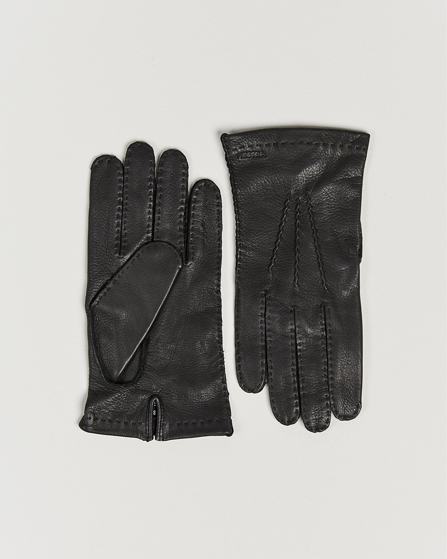 Hestra Henry Unlined Deerskin Glove Black – Svart
