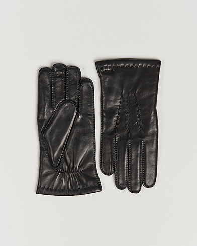 Herr | Promenadhandskarna | Hestra | Edward Wool Liner Glove Black