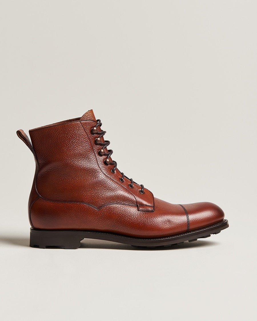 Herr | Snörkängor | Edward Green | Galway Ridgeway Boot Rosewood Country Calf