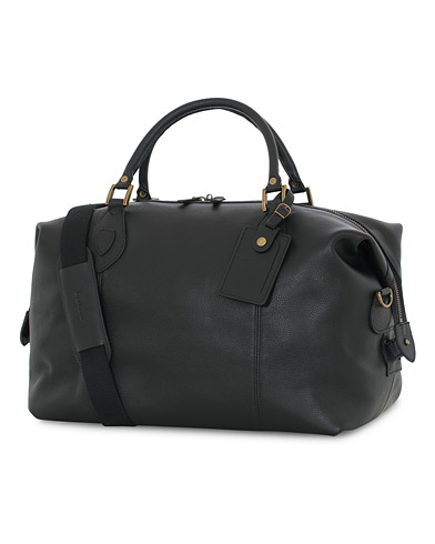 Herr | Weekendbag | Barbour Lifestyle | Leather Medium Travel Explorer Black